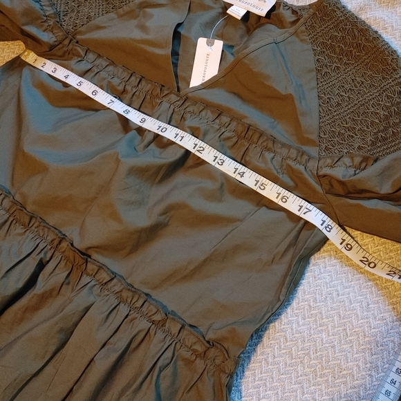 Anthropologie Boho Smocked Tunic Size XS - Picture 11 of 12